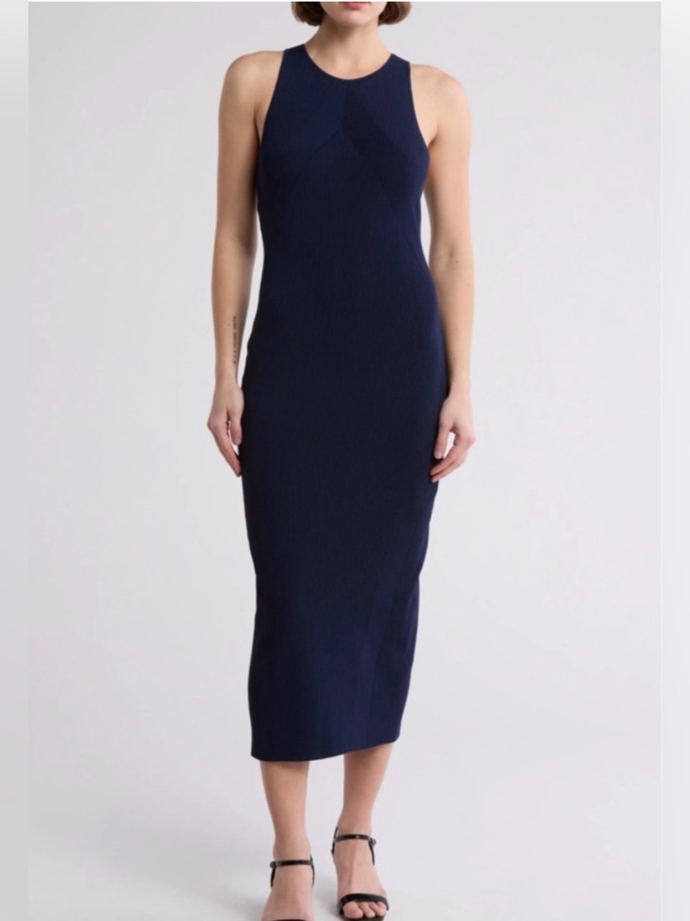 NWT Rag & Bone Asher Rib Tank Dress Navy XS